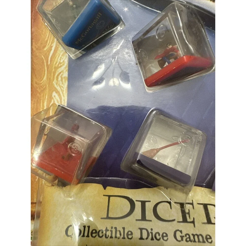 Vtg Harry Potter Dicers Toy Collectible Dice Game Starter Set Mattel Games New